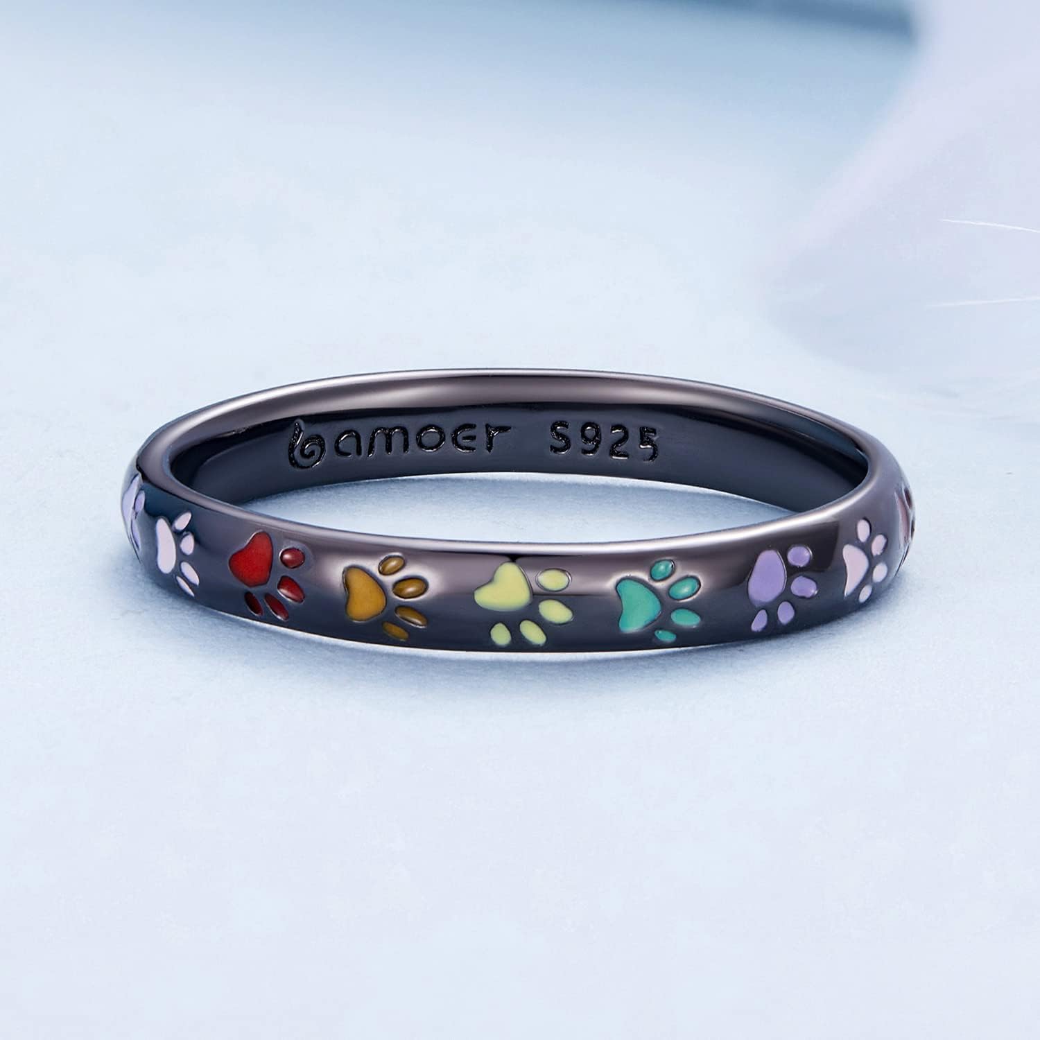 爪の形をしたデザインのスターリングシルバーリング