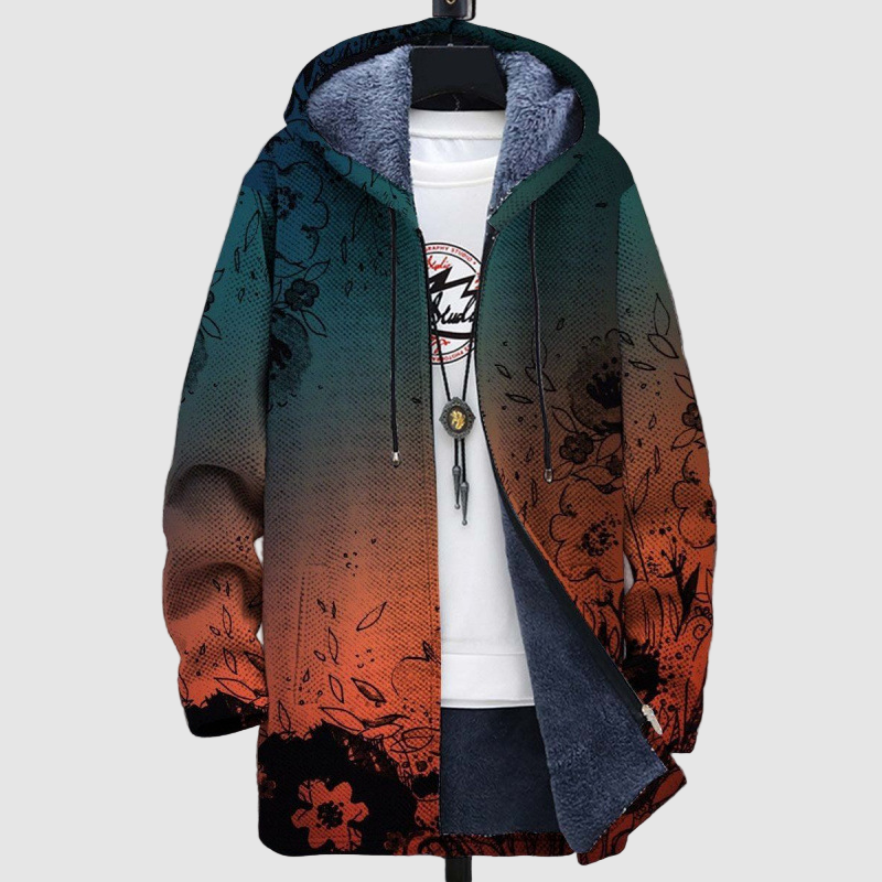 檜葉 | レトロフード付きスウェットシャツ