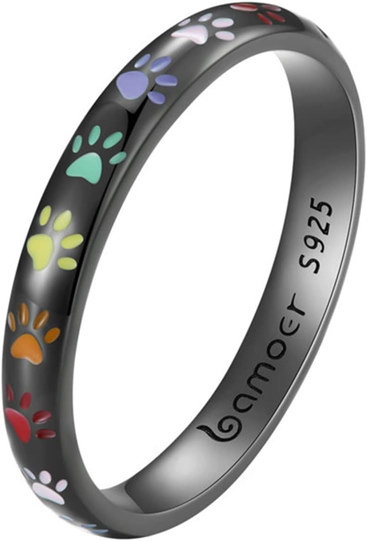 爪の形をしたデザインのスターリングシルバーリング