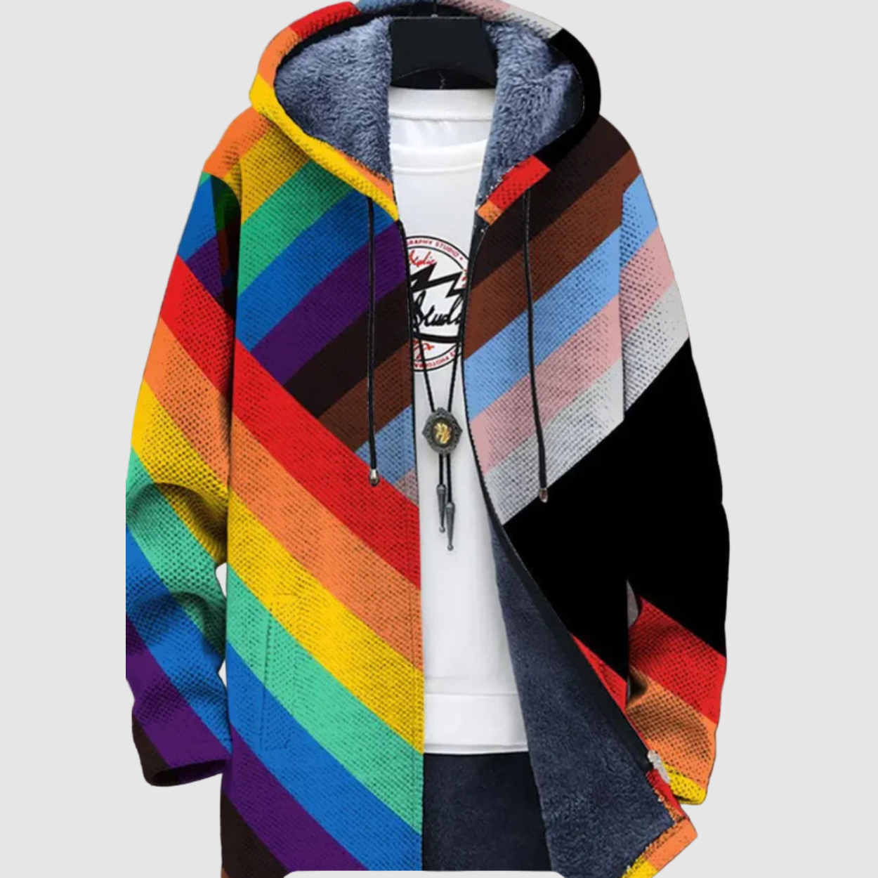 マロン | レトロフード付きスウェットシャツ