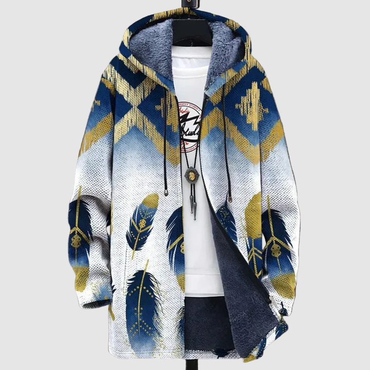 渋柿 | レトロフード付きスウェットシャツ