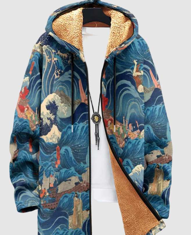 きな粉 | レトロフード付きスウェットシャツ